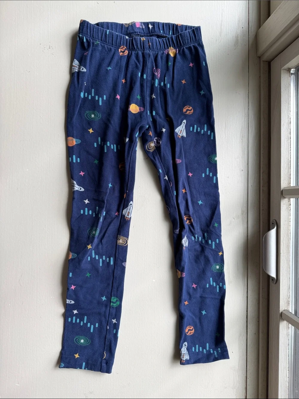 Cat & Jack Navy Space-Print Pajama Leggings